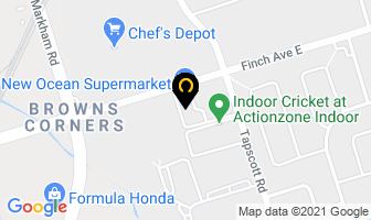 Blue Sky Dry Cleaner in Orillia map