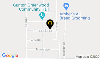 Blue Springs Farm in Gunton map