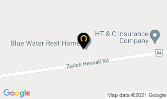 Blue Water Rest Home in Zurich map