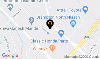 Bluebrooke Management in Brampton map