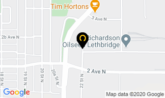 Bluefox Assn in Lethbridge map