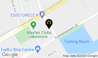 Blueline Rental in Orillia map