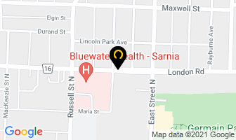 Bluewater Pharmacy Ltd in Sarnia map