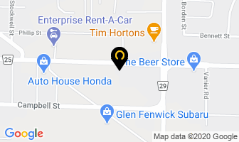 Bluewater Power Distribution Corporation in Sarnia map