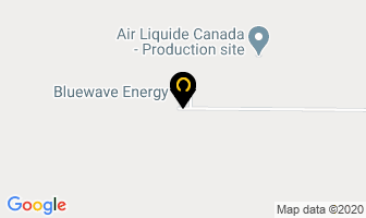 Bluewave Energy in Dawson Creek map