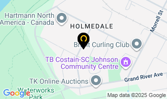 Blusirkle Landscaping Services in Brantford map