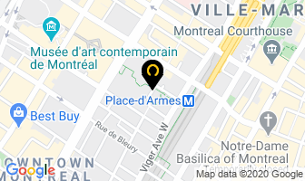 Bma International in Montreal map