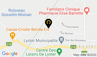 Bo Duc Transport Inc in Lyster map