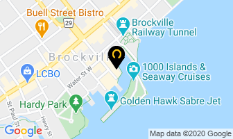 Boardwalk Dental Care in Brockville map