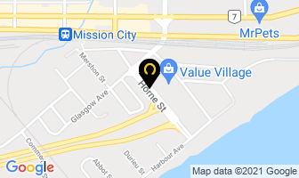 Boardwalk Gaming Mission Inc in Mission map