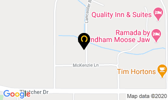 Bob Church Accounting in Moose Jaw map