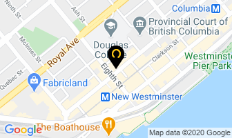 Bob's Mini Mart in New Westminster map