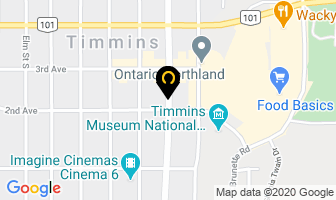 Bodhi Tree Hot Yoga in Timmins map