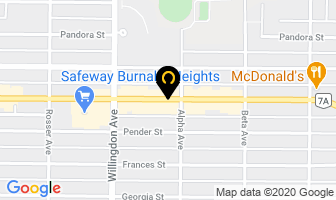 Boffo Developments in Burnaby map
