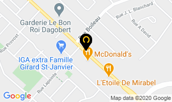 Bo&icirc;tes Diana Inc in Mirabel map