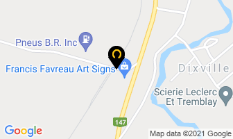 Boisvert H-L Inc in Coaticook map