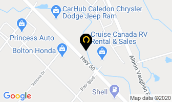 Bolton Physiotherapy Clinic in Caledon map