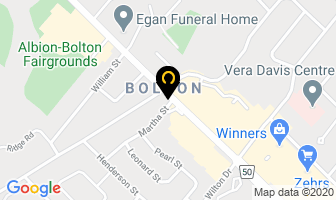 Bolton Veterinary Hospital in Caledon map