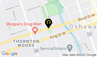Bond Chiropractic & Massage Therapy in Oshawa map