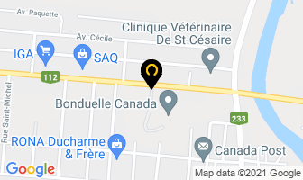 Bonduelle Canada Inc in Saint-Césaire map