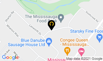 Bondyn Products in Mississauga map