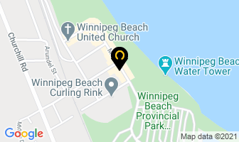Bonnie Lynn's Cafe in Winnipeg Beach map