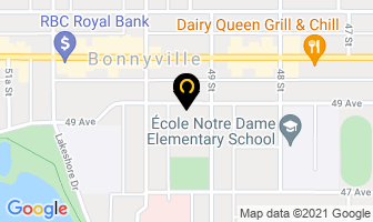 Bonnyville Centralized High School in Laval map