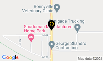 Bonnyville Self Storage in Laval map