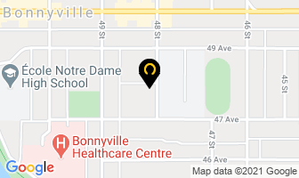Bonnyville Swimming Pool in Laval map