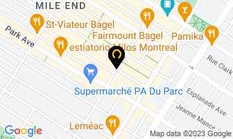 Book Oven Inc in Montreal map