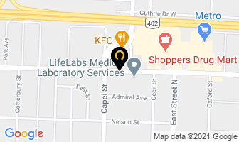 Books For Kids Inc in Sarnia map