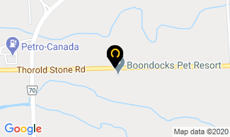 Boondock Pet Resort in Estevan map