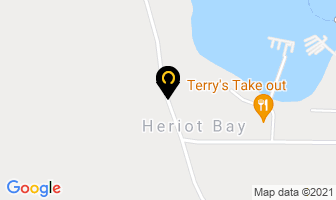 Boonie Charters in Heriot Bay map