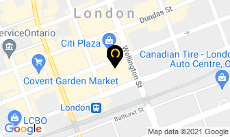 Booster Juice in London map
