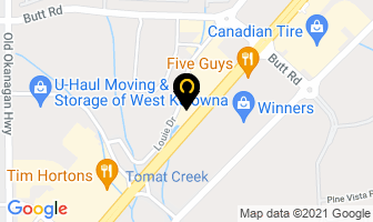 Booster Juice in Central Okanagan map