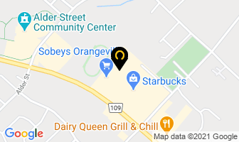 Booster Juice in Orangeville map