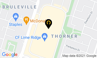 Booster Juice Lime Ridge Mall in Hamilton map