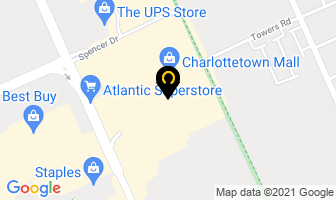 Bootlegger Charlottetown Mall in Richelieu map