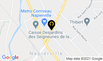 Borano Pizza in Napierville map