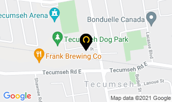 Bosco Stone Manufacturing in Tecumseh map