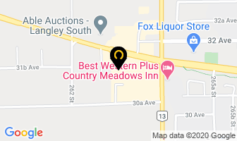 Bosley's By Pet Valu in Langley map
