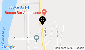 Boston Bar First Nation Gas Bar in Fraser Valley A map