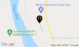Boston Bar Indian Band in Fraser Valley A map