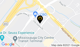 Boston Pizza in Mississauga map
