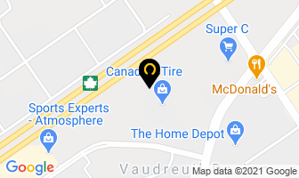 Boston Pizza in Vaudreuil-Dorion map