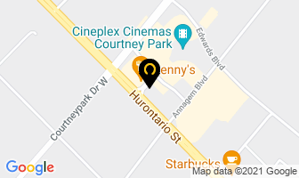 Boston Pizza in Mississauga map