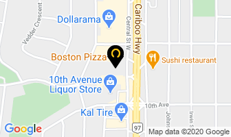 Boston Pizza in Prince George map