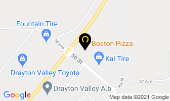 Boston Pizza in Candiac map