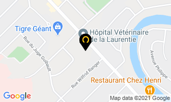 Boston Pizza in Joliette map