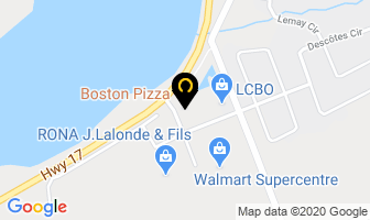 Boston Pizza in Clarence-Rockland map